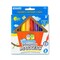 BAZIC Washable Markers Broad Line Jumbo Triangle 8 Color
